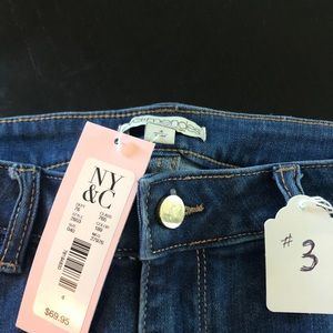 Eva Mendes straight leg jeans NWT